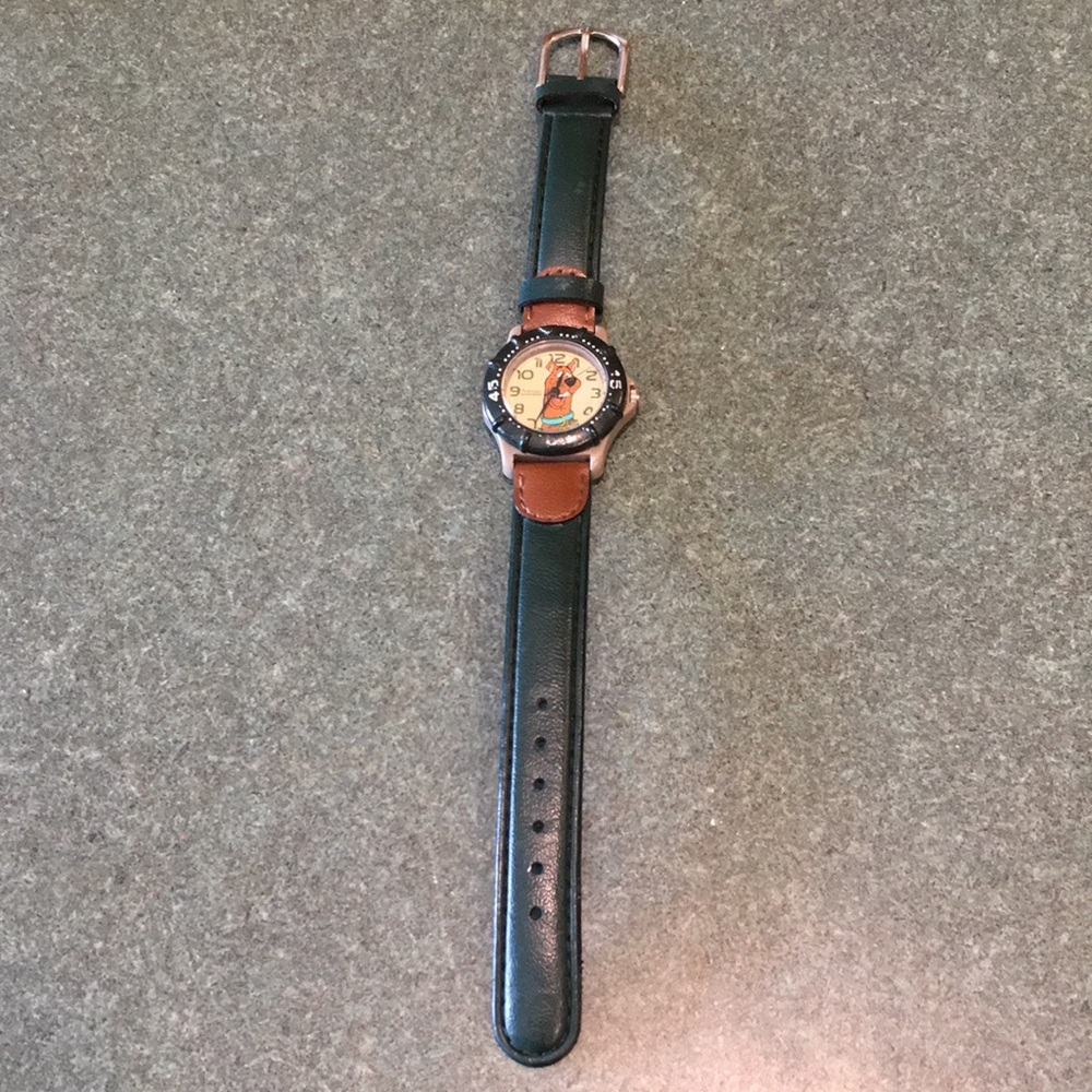Vintage Unisex water res Hanna Barbara Armitron Scooby Do watch New battery